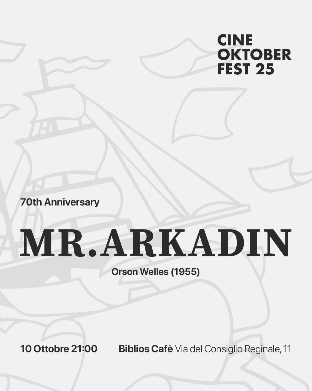 Mr. Arkadin - 70th Anniversary